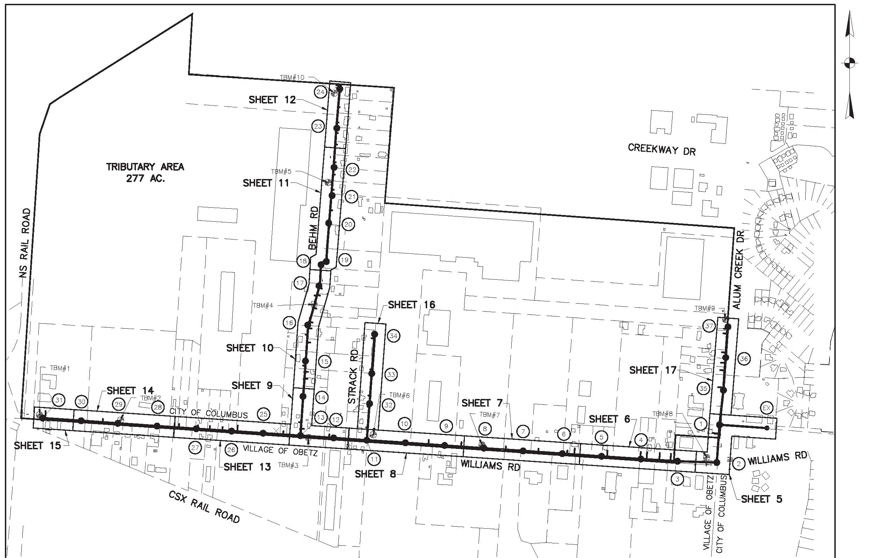 Williams-Behm Project Area Map