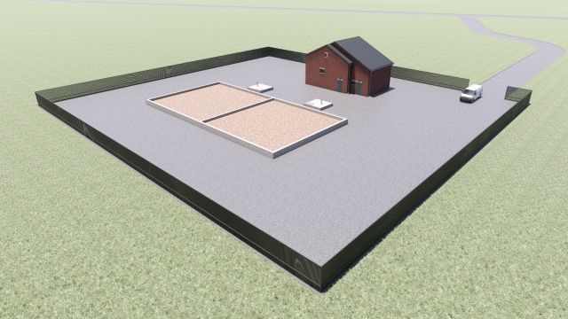 Blacklick Fan Building illustration